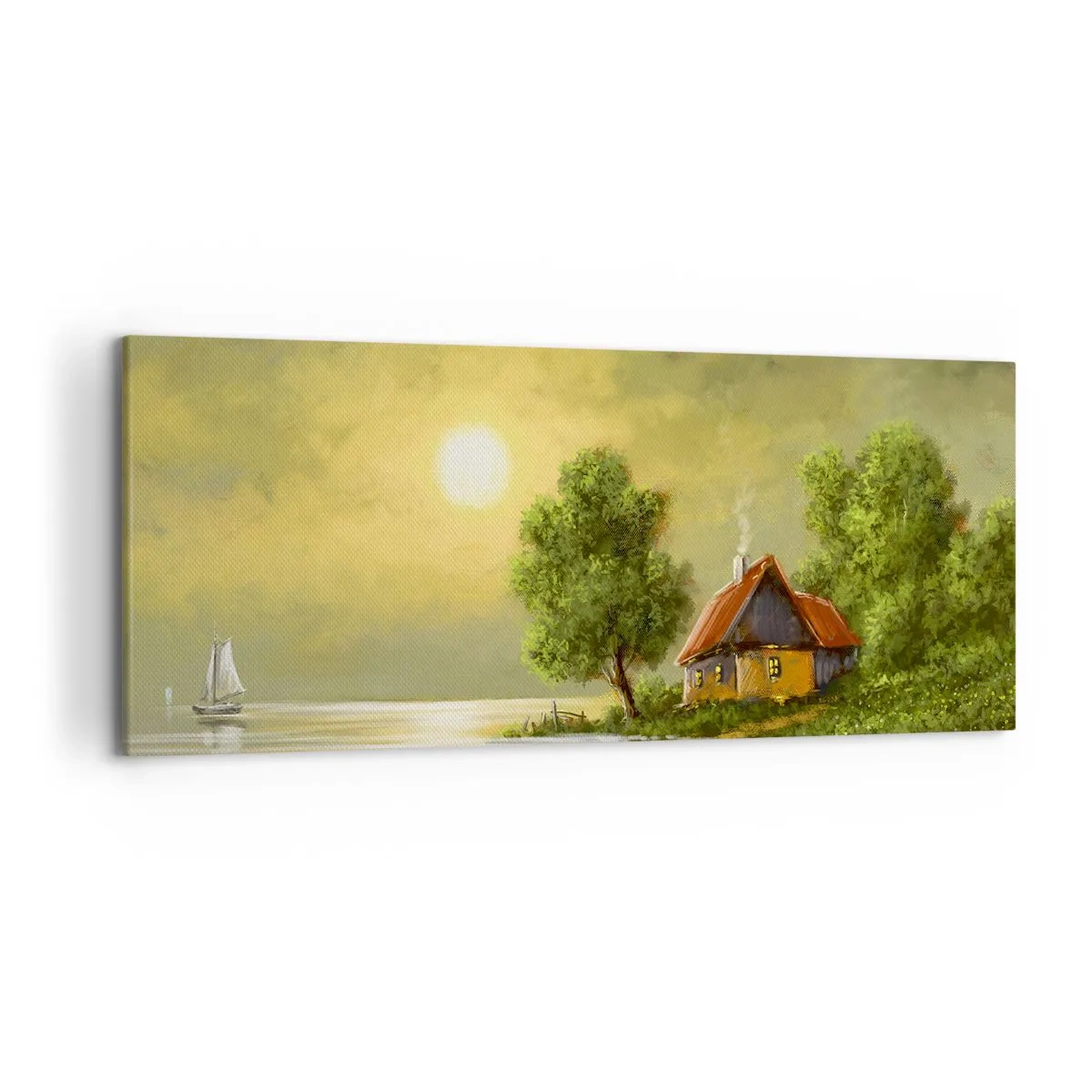 Canvas picture - Pretty As a Picture - 120x50 cm