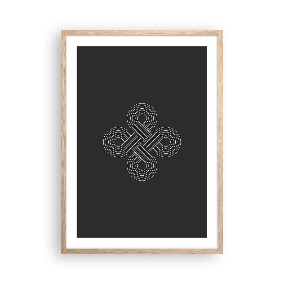 Poster in light oak frame - In Celtic Spirit - 50x70 cm