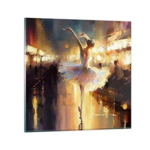 Glass picture - Miracle on the Street - 70x70 cm