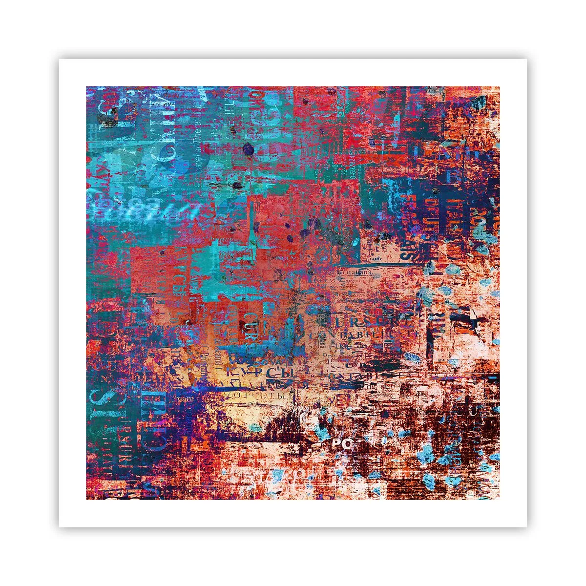 Poster - Memory and Oblivion - 60x60 cm