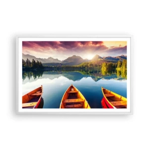 Poster in white frmae - Nothing against Nature - 91x61 cm