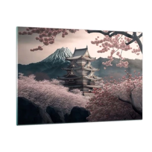 Glass picture - Land of Cherry Blossoms - 120x80 cm