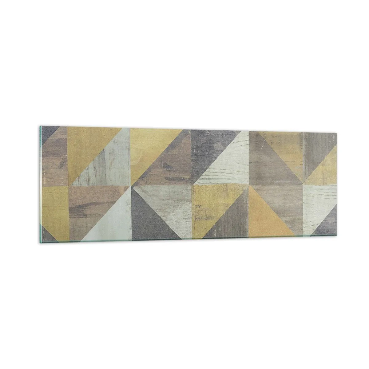 Glass picture - The Art. of Triangles - 90x30 cm