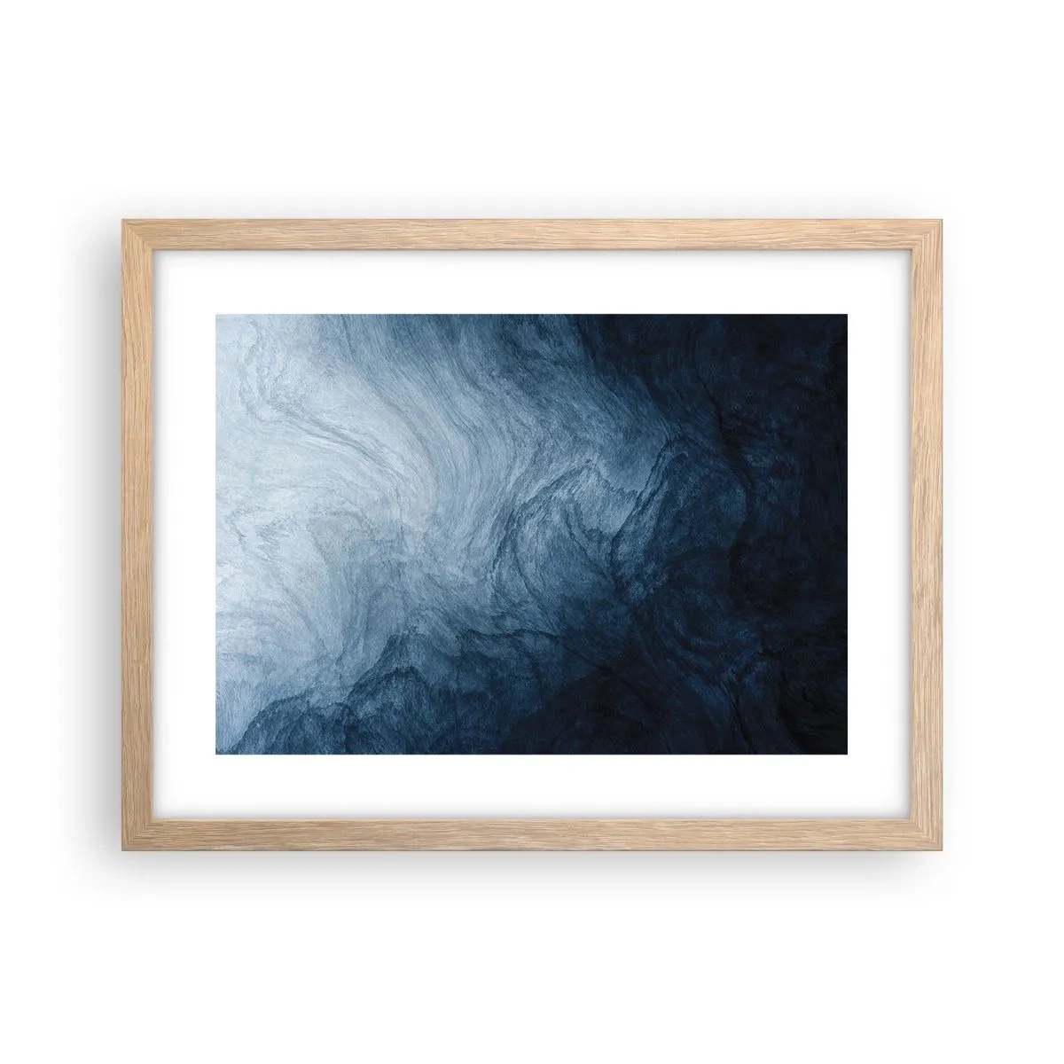 Poster in light oak frame - Going Deep - 40x30 cm