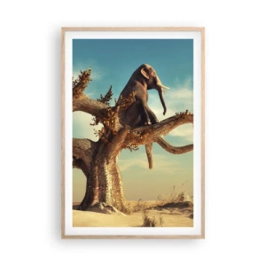 Poster in light oak frame - New Point of View - 61x91 cm