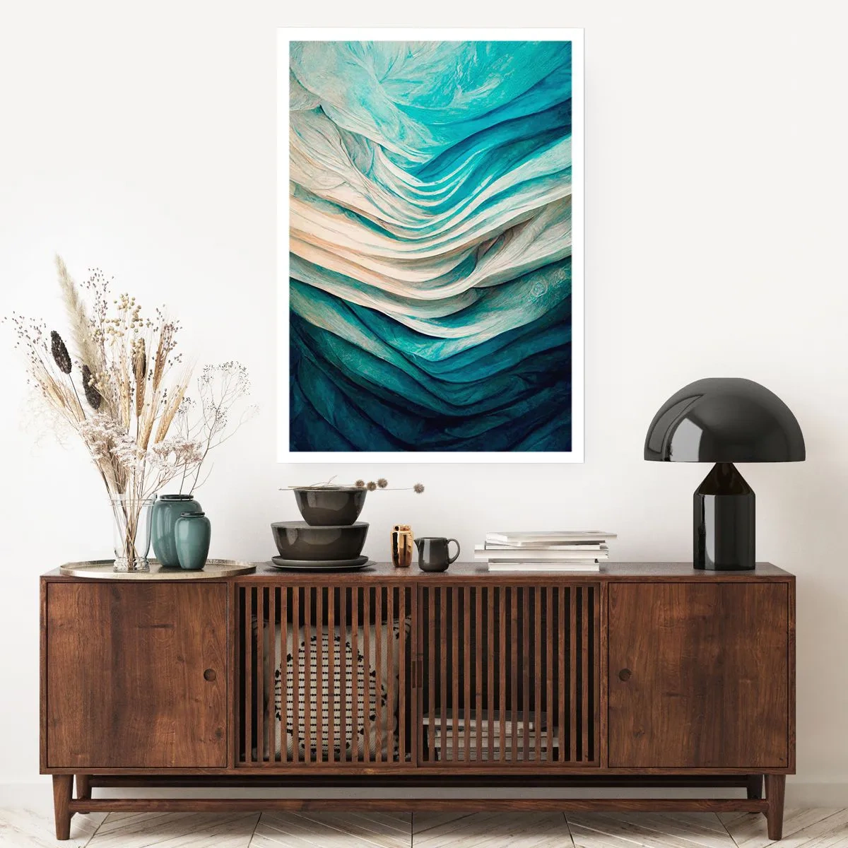 Poster - Blue Insatiability - 30x40 cm