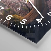 Clock face with numbers