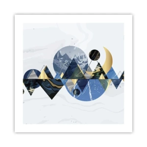 Poster - Geometrical Landscape - 50x50 cm