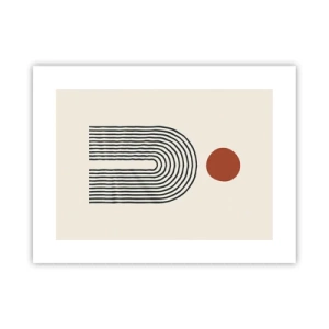 Poster - Magnetism of Shapes and Colours - 40x30 cm