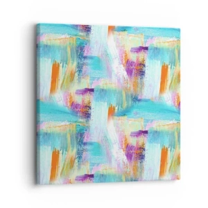 Canvas picture - Cheerfully Interwoven - 30x30 cm