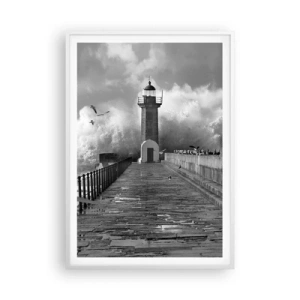 Poster in white frmae - Fearless - 70x100 cm