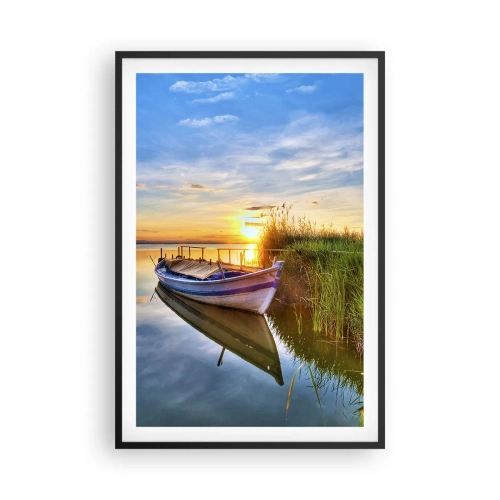 Poster in black frame - Bay of Fulfilled Dreams - 61x91 cm