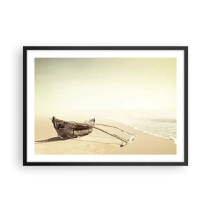 Poster in black frame - Throwback to South Seas - 70x50 cm