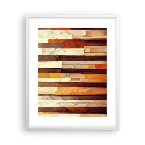 Poster in white frmae - Anthem of Forest Birds - 40x50 cm