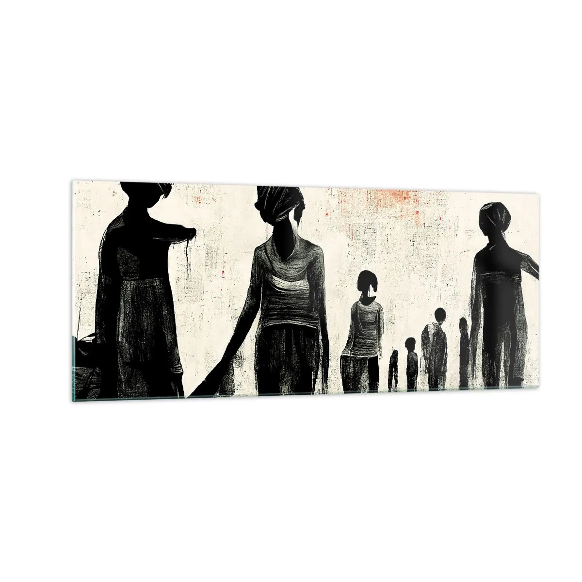 Glass picture - Against Solitude - 100x40 cm