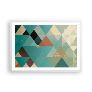 Poster in white frmae - Unity in Multitude, Multitude of Unity - 70x50 cm