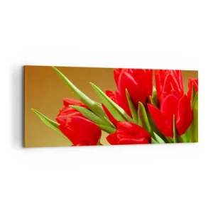 Canvas picture - Bunch of Spring Joy - 100x40 cm