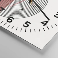 Clock face with numbers