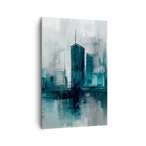 Canvas picture - City in the Colour of Rain - 80x120 cm