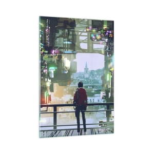 Glass picture - Two Worlds - 80x120 cm