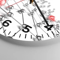 Clock face with numbers