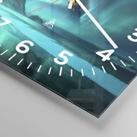 Clock face with numbers