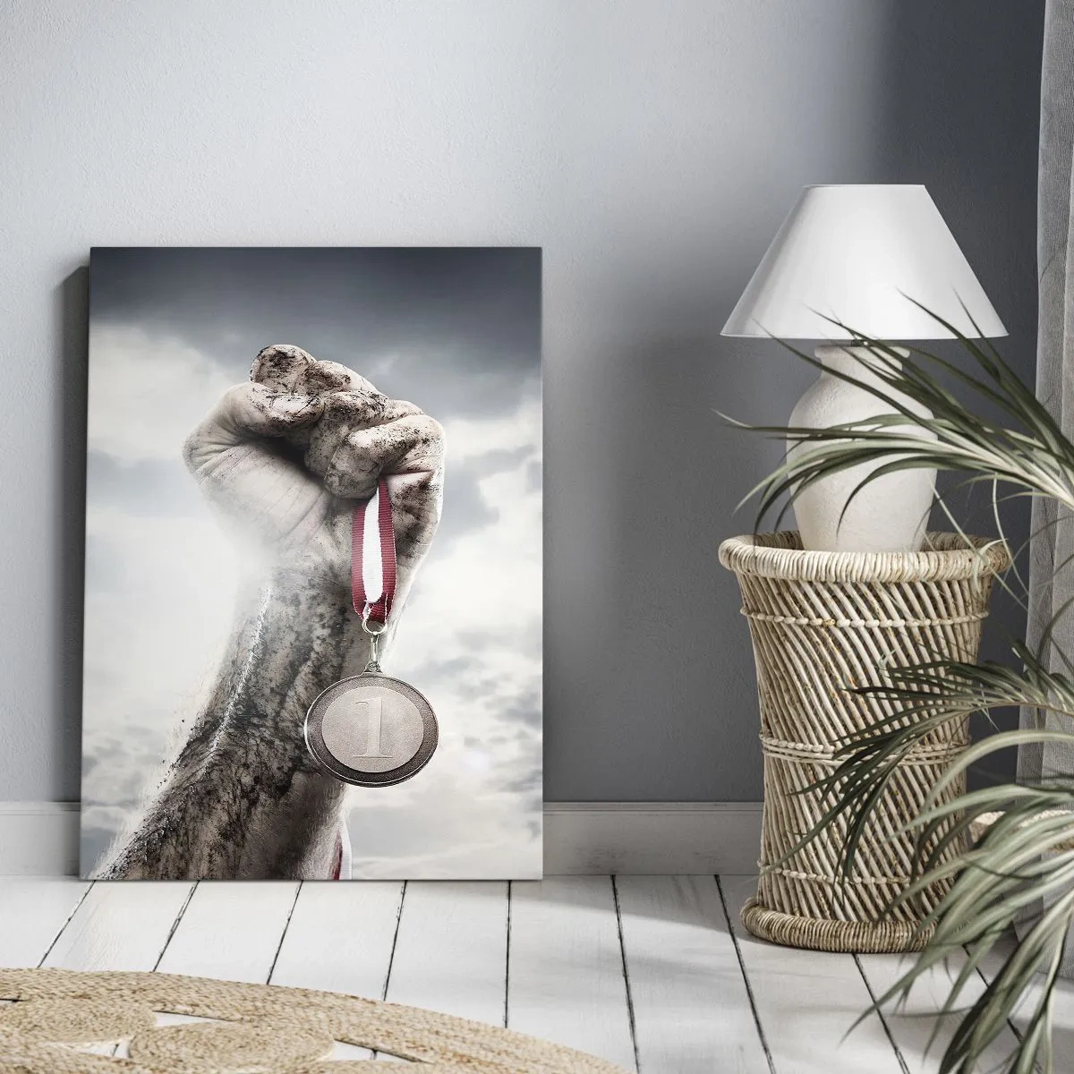 Canvas picture - Per Aspera Ad Astra - 50x70 cm