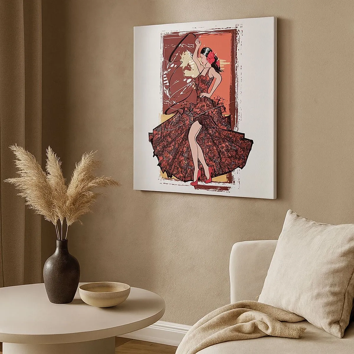 Canvas picture - In the Rhythm of the Heart - 30x30 cm