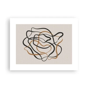 Poster - Everything Is Tangled UP - 40x30 cm