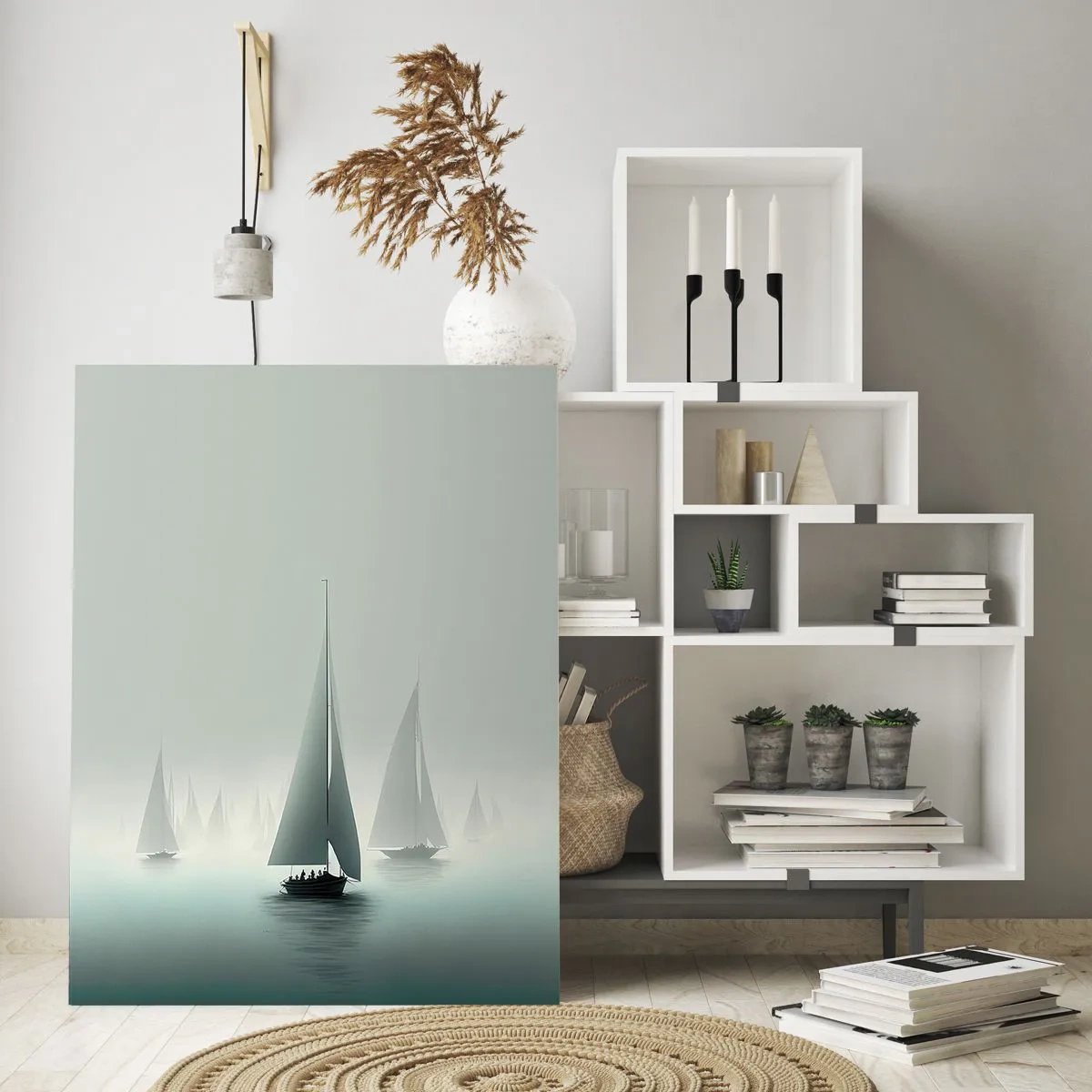 Glass picture - Built from Fog - 70x100 cm