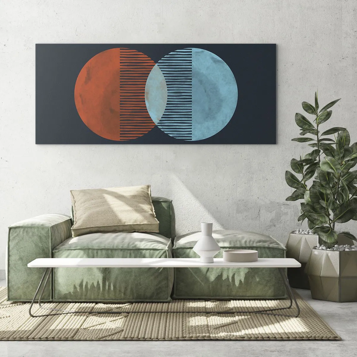 Glass picture - Astronomical Fantasy - 120x50 cm