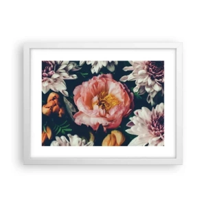 Poster in white frmae - In Baroque Style - 40x30 cm