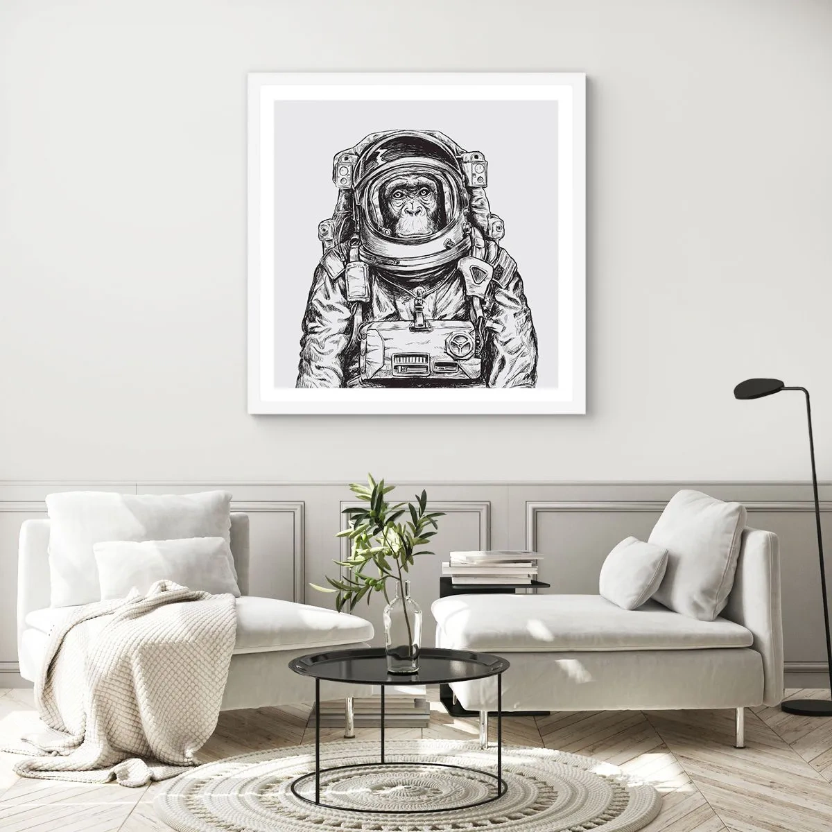 Poster in white frmae - Alternative Revolution - 30x30 cm