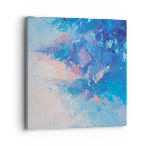 Canvas picture - Winter Abstract - 40x40 cm