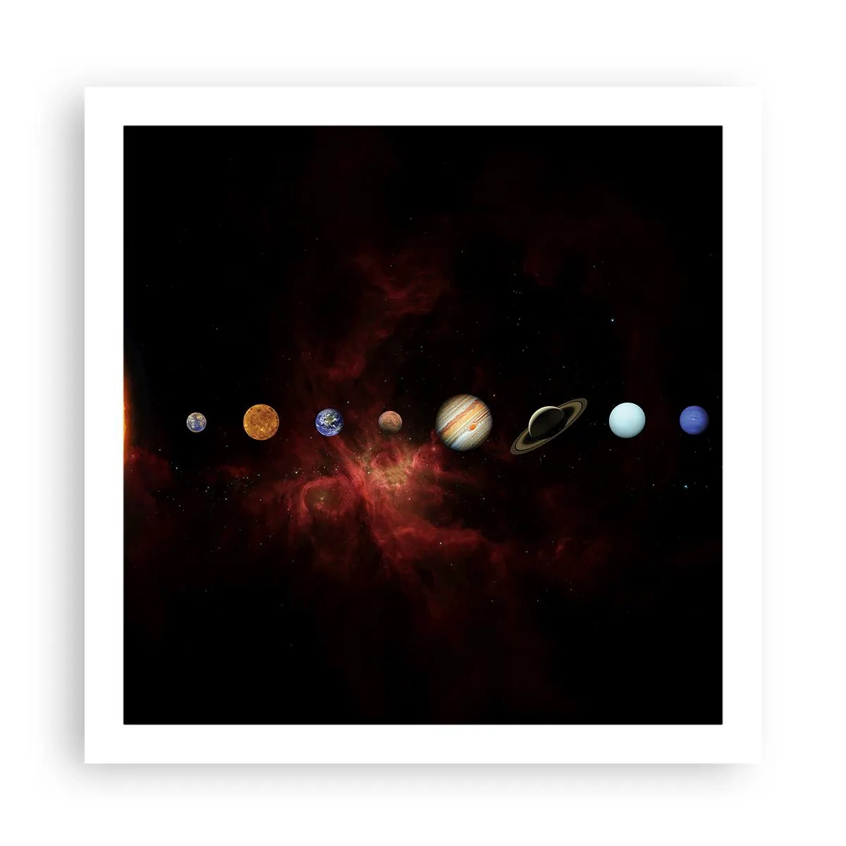 Poster - Our Neighbourhood - 60x60 cm