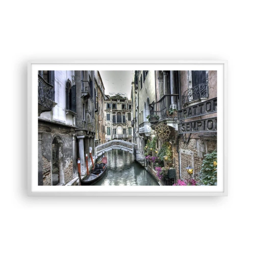 Poster in white frmae - For Centuries in Quiet Contemplation - 91x61 cm