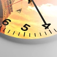 Clock face with numbers