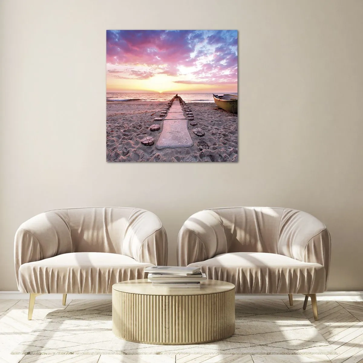 Glass picture - Moments of Profound Experience - 50x50 cm