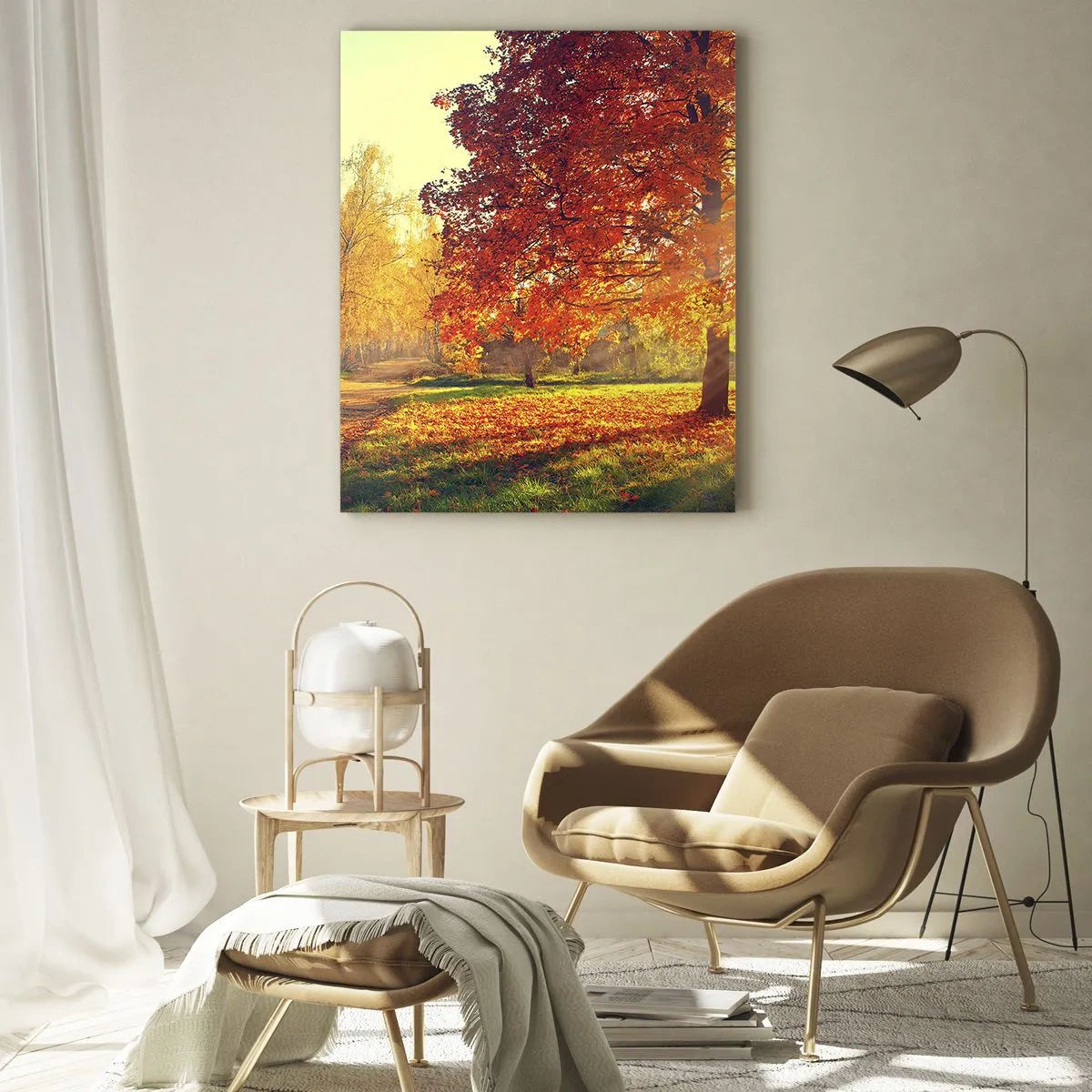 Glass picture - Ginger Is Beautiful - 80x120 cm