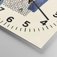 Clock face with numbers