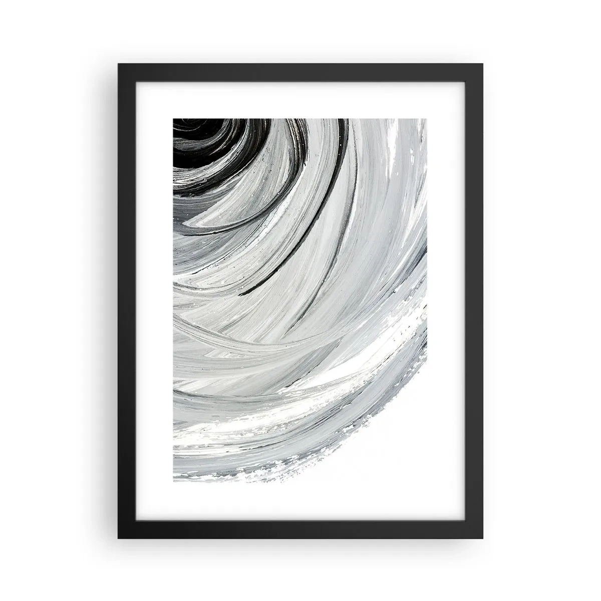 Poster in black frame - Orbital Composition - 30x40 cm