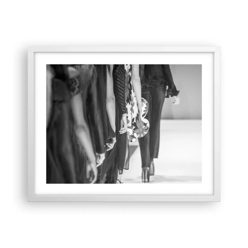 Poster in white frmae - Stylish Parade - 50x40 cm