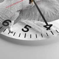 Clock face with numbers