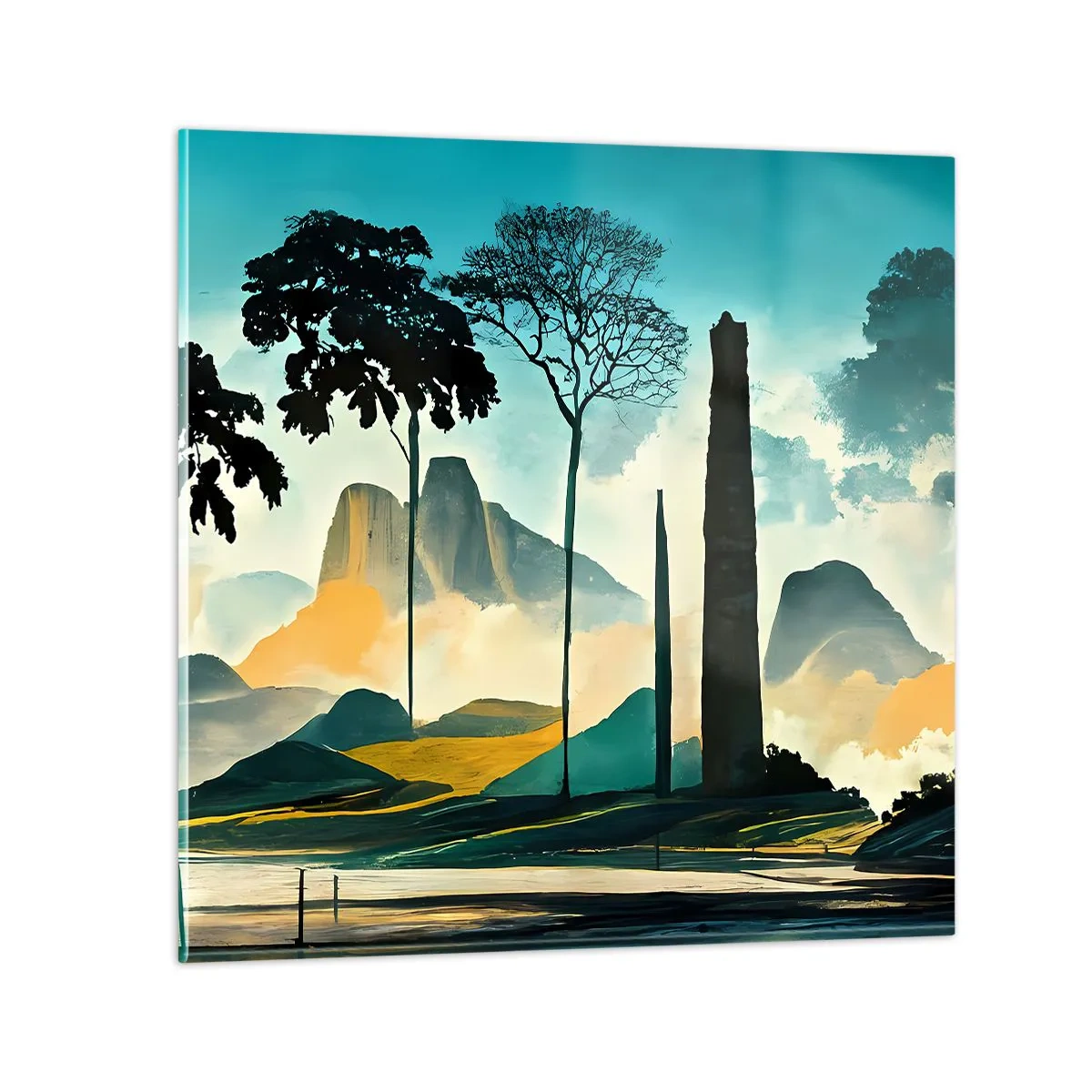 Glass picture - Higher and Higher - 70x70 cm