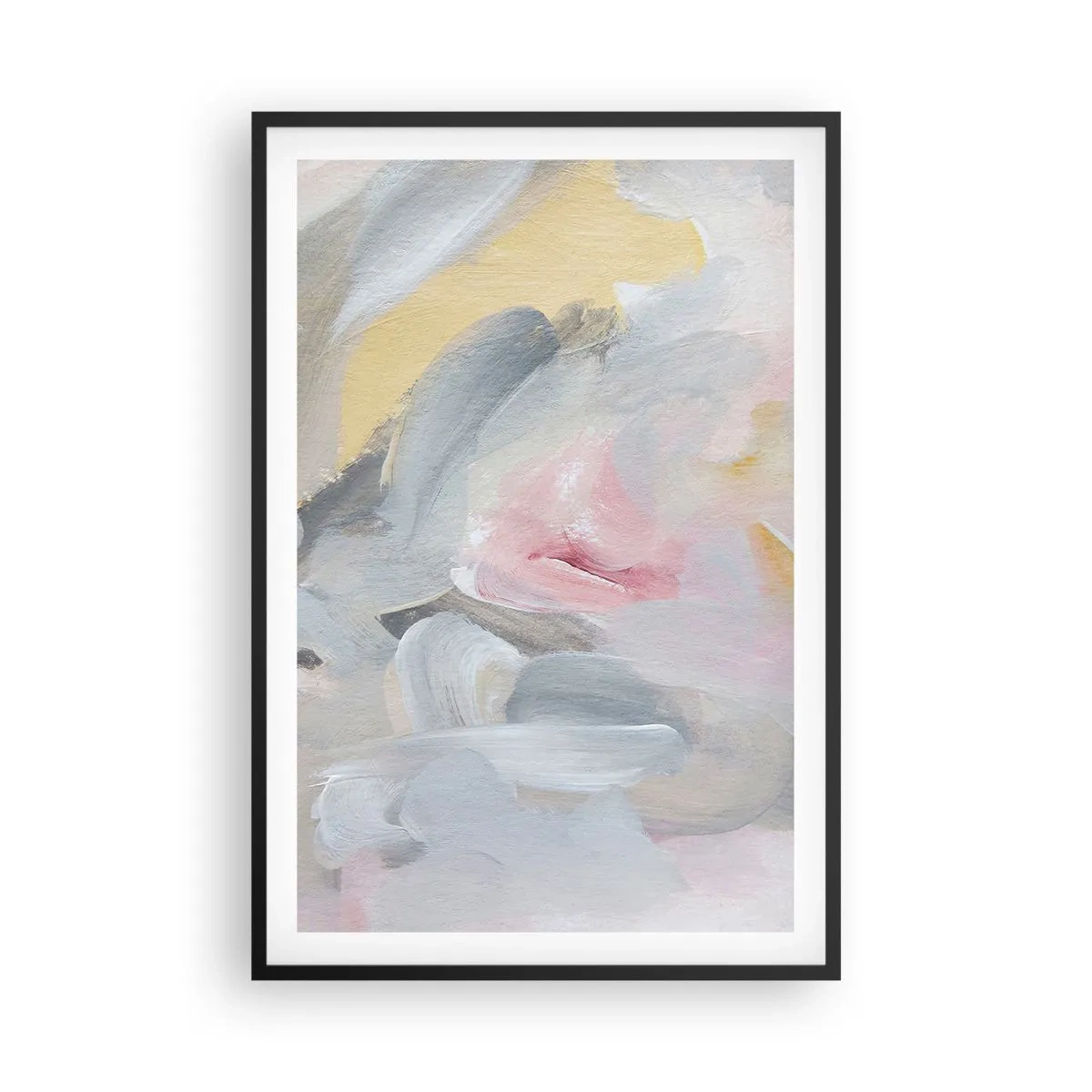 Poster in black frame - In a Pastel World - 61x91 cm