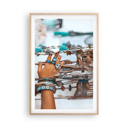 Poster in light oak frame - Local Treasures - 61x91 cm