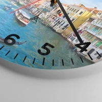 Clock face with numbers