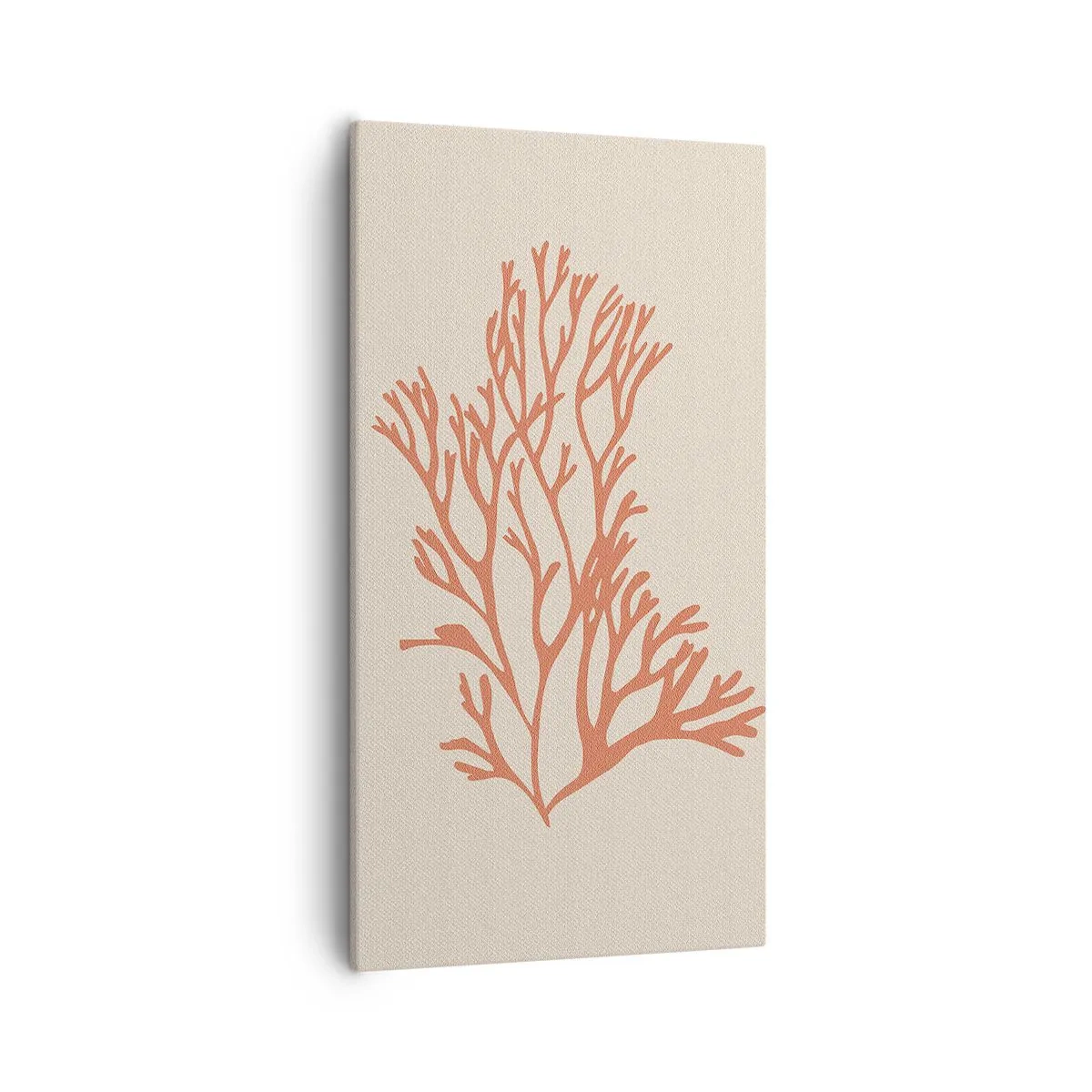 Canvas picture - Coral Filigree - 55x100 cm