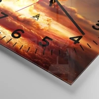 Clock face with numbers