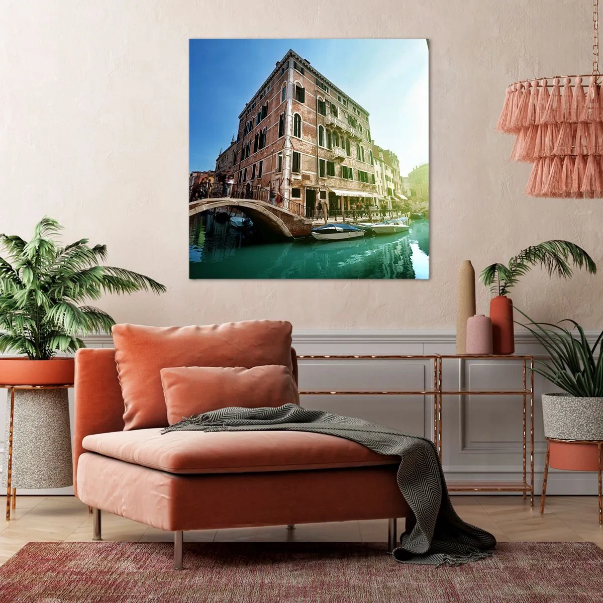 Canvas picture - Venice - Amore Mio - 50x50 cm